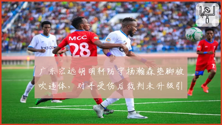 广东宏远胡明轩防守杨瀚森垫脚被吹违体,对手受伤后裁判未升级引争议
