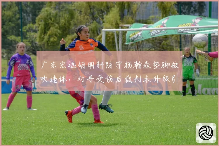 广东宏远胡明轩防守杨瀚森垫脚被吹违体，对手受伤后裁判未升级引争议